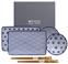 SET SUSHI 6 PIECES PL/ASS/BG NIPPON BLUE WAVE