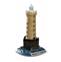 Phare de Bretagne miniature KEREON hauteur 11.5cm