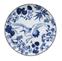 PLAT PORCELAINE D 25.7 cm FLORA JAP MYTHICAL CRANE