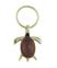 PORTE CLE BOIS ET LAITON TORTUE