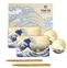 SET SUSHI 6 PIECES PL/ASS/BG HOKUSAI