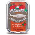 SARDINES CUISINEES A LA TOMATE ET AU PISTOU 115G BELLE ILOISE