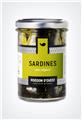 SARDINES BOCAL A L´HUILE D´OLIVE VIERGE EXTRA ET AUX ALGUES 200G