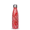 BOUTEILLE ISOTHERME INOX 750ML FLEUR ROUGE