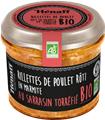 RILLETTES DE POULET ROTI EN MARMITE AU SARRASIN TORRIFIE BIO HENAFF 90G