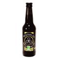 Bière brune artisanale bio au blé noir et orge malté TELENN DU 33cl 4.5°