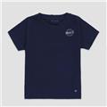 T-shirt col V enfant officiel BREST 2024 manches courtes couleur navire. Collection Fêtes Maritimes.