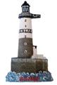 Phare de Bretagne miniature ARMEN hauteur 8.9cm