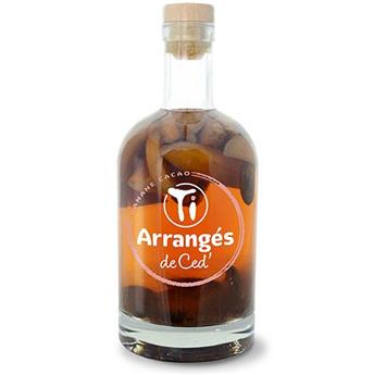 PUNCH AU RHUM 70 CL 32° BANANE FEVE DE CACAO