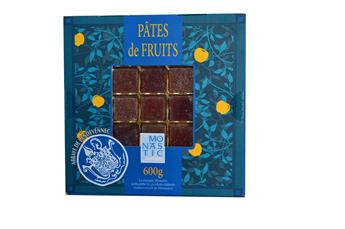 Pâtes de fruits artisanales bretonnes aux fruits (citron, orange, abricot, cassis) de l’Abbaye de Landévennec 600g