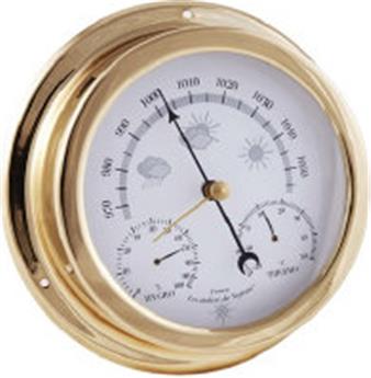 Thermomètre-hygromètre laiton série Cabine - NAUTIC