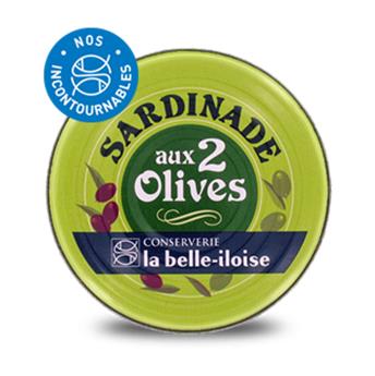 SARDINADE AUX 2 OLIVES 60GR BELLE ILOISE