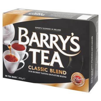 Thé noir Classic Blend de BARRY´S TEA  (80 sachets) 250g