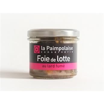 FOIE DE LOTTE LARD FUME 80G PAIMPOLAISE