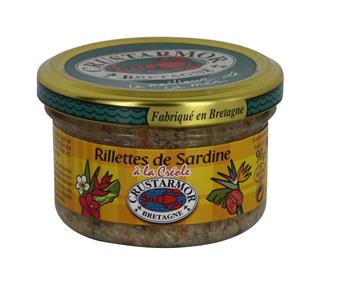 Rillettes de sardines à la créole 90g