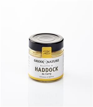 RILLETTES DE HADDOCK AU CURRY 100G GROIX