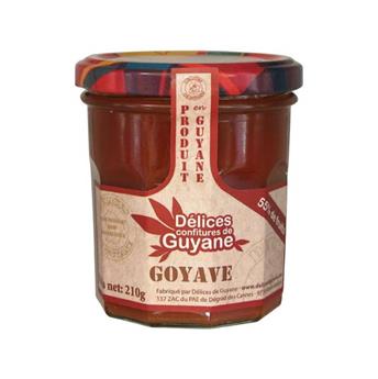 CONFITURE GOYAVE 210G  DELICES DE GUYANE