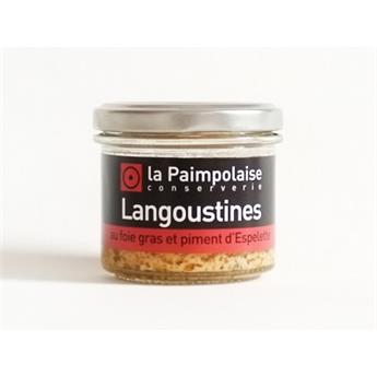 LANGOUSTINES AU FOIE GRAS ET PIMENT D´ESPELETTE 80G PAIMPOLAISE