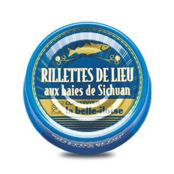 RILLETTES DE LIEU AUX BAIES DE SICHUAN 60g ou 130g