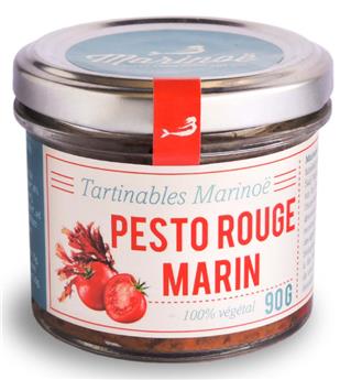 Pesto rouge marin, préparation végétale aux algues, poivrons et tomates 90g