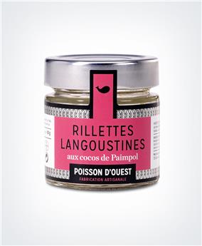 RILLETTES LANGOUSTINES AUX COCOS DE PAIMPOL 90G