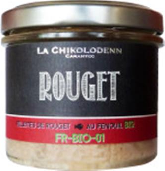 RILLETTES DE ROUGET AU FENOUIL BIO 90G