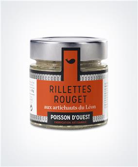 RILLETTES ROUGET ARTICHAUTS DU LEON 90G