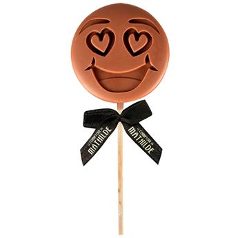 Sucette artisanale chocolat au lait Emotichoc 40g