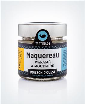 RILLETTES MAQUEREAUX WAKAME ET MOUTARDE 90G