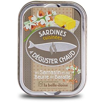 SARDINES CUISINEES AU SARRASIN ET BEURRE DE BARATTE 115G BELLE ILOISE