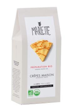 Préparation pour crêpes bio prêt à l´emploi MARLETTE 350g