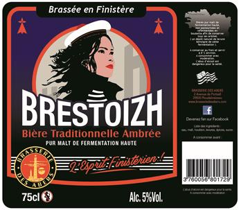 BIERE 75CL BRESTOIZH AMBREE BIO 5°