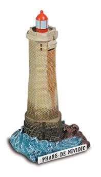 Phare de Bretagne miniature NIVIDIC 12cm