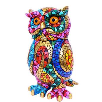 CHOUETTE CARNIVAL MOSAIQUE 11 CM