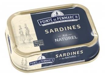 SARDINES ENTIERES AU NATUREL 135G PENMARCH