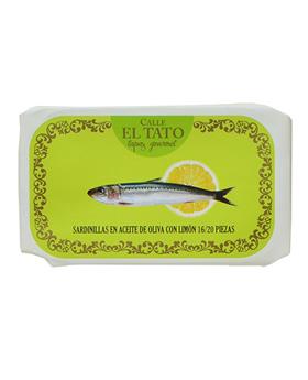 SARDIÑAS 16/20 HUILE OLIVE & CITRON 81G