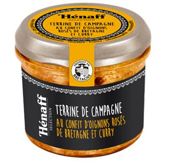 TERRINE DE CAMPAGNE AU CONFIT D´OIGNONS ET CURRY 90G