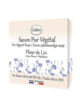 SAVON PUR VEGETAL 100G DOUCEUR DE LIN