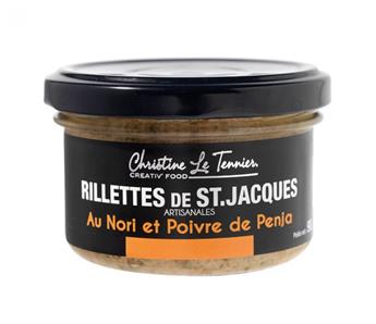 RILLETTES SAINT JACQUES NORI & POIVRE DE PENJA 90G