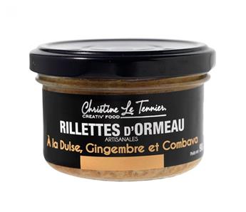 RILLETTES D´ORMEAU DULSE COMBAVA ET GINGEMBRE 90G