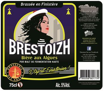 BIERE 75CL BRESTOIZH AUX ALGUES BIO 5°