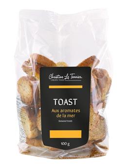 TOASTS AUX AROMATES DE LA MER 100G