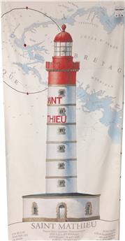 SERVIETTE 70 x 140 cm PHARE ST MATHIEU DET