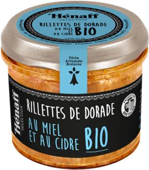 RILLETTES DE DORADE AU MIEL ET CIDRE HENAFF 90G