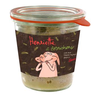 VERRINE HENRIETTE & CORNICHON 200G