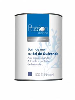 Bain de mer aux algues marines et sel de Guérande parfumé à l´huile essentiel de lavande bio 200g