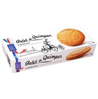 Galets de Quimper, biscuits bretons au beurre frais (3 sachets de 3 biscuits) 115g