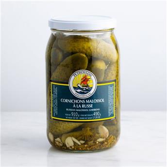 CORNICHONS A LA RUSSE 490G PETROSSIAN