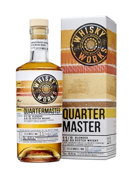 Quartermaster, whiskky écossais vieilli en ex fût de rhum aux notes d´épices douces 11 ans d´âge 70cl 46.4°