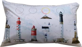 COUSSIN 30x50 cm COLLECTOR PHARES BRETAGNE NORD